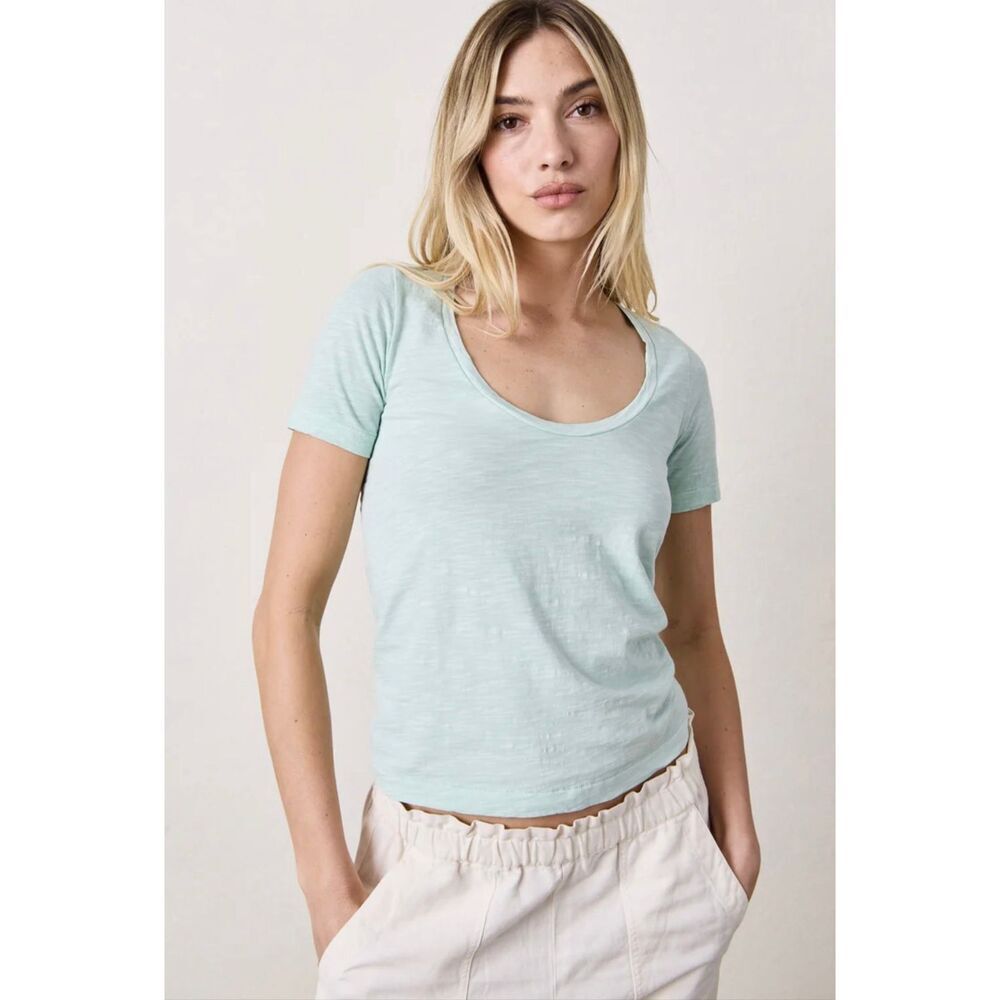 NSF Tally Slim Fit U Neck Slub Jersey Tee New With Tags Size XS